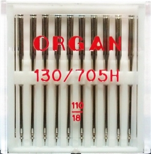 Иглы Organ стандартные № 110, 10 шт.