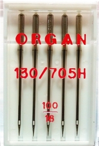 Иглы Organ стандартные № 100, 5 шт.