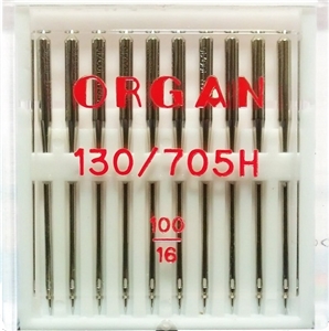 Иглы Organ стандартные № 100, 10 шт.