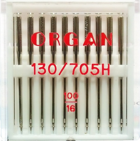 Иглы Organ стандартные № 100, 10 шт.