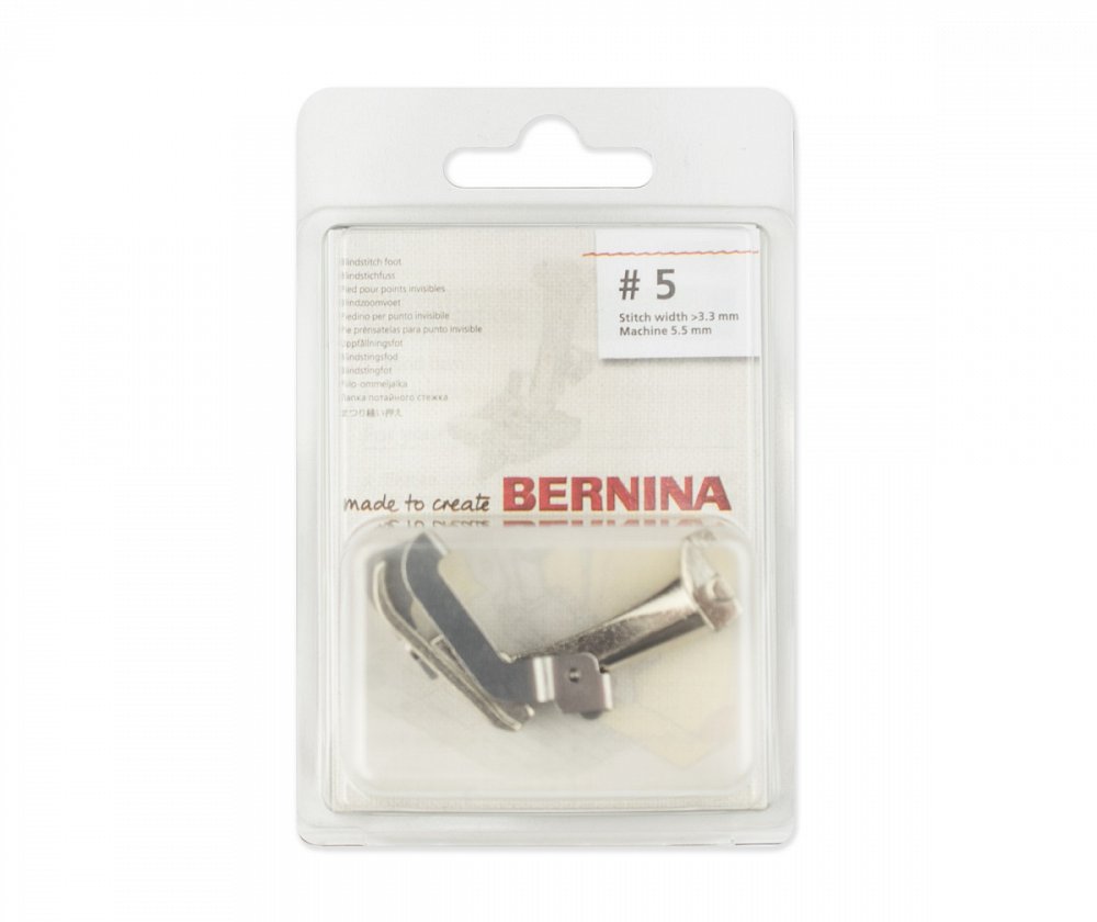 Лапка Bernina № 5 для потайного шва (арт. 008 449 72 00)