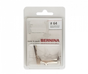 Лапка Bernina № 64 узкий подрубатель прямострочный, 4 мм